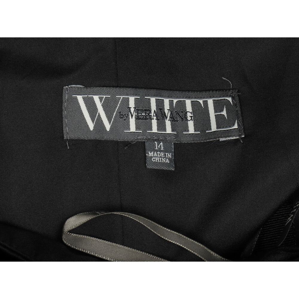 Vera Wang Black Tier Avant-Garde Chic Dress L - Picture 4 of 4